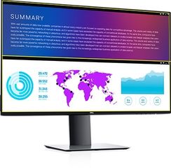 zdjęcie produktu - Monitor Dell podczas pracy z użyciem aplikacji Dell Display Manager