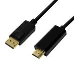 LogiLink DisplayPort-HDMI  1 m Czarny 2 lata gwarancji (Producenta) CV0126