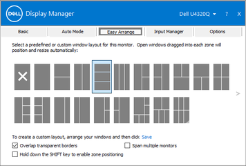 zdjęcie produktu - Screen z aplikacji Dell Display Manager