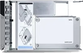 Dell SSD SATA 2,5'' w 3,5'' Hot-Plug (14G Rack)- Dell SSD SATA 2,5'' w 3,5'' Hot-Plug (Rack 14G)