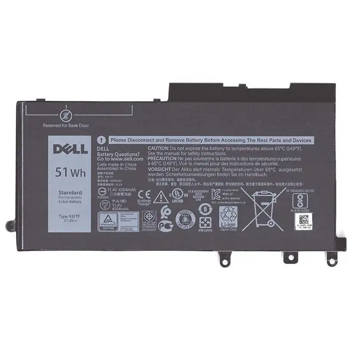 Dell Li-ion 51 Wh (3-ogniwowa)- przod