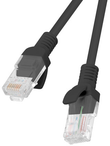 Lanberg RJ-45-RJ-45 CAT 5e 10 m U/UTP 10 Gb/s Czarny 2 lata gwarancji (Producenta) PCU5-10CC-1000-BK