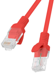 Lanberg RJ-45-RJ-45 CAT 5e 10 m U/UTP 10 Gb/s Czerwony 2 lata gwarancji (Producenta) PCU5-10CC-1000-R